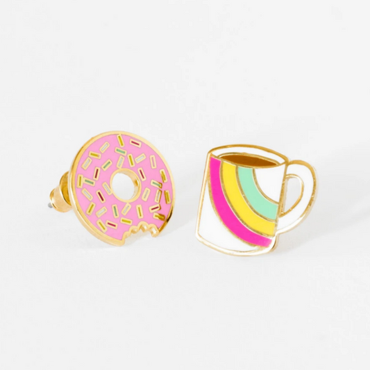 Coffee & Donut Earrings