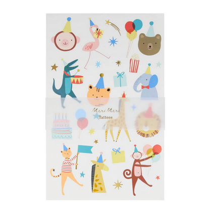 Animal Parade Tattoo Sheets (pk2)