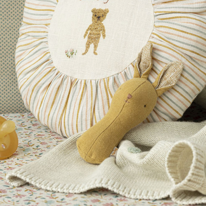 Bunny Rattle - dusty yellow