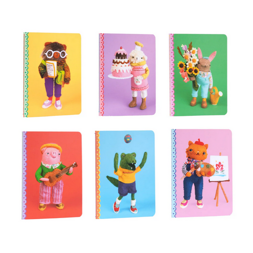 Cat Rabbit Tiny Journals