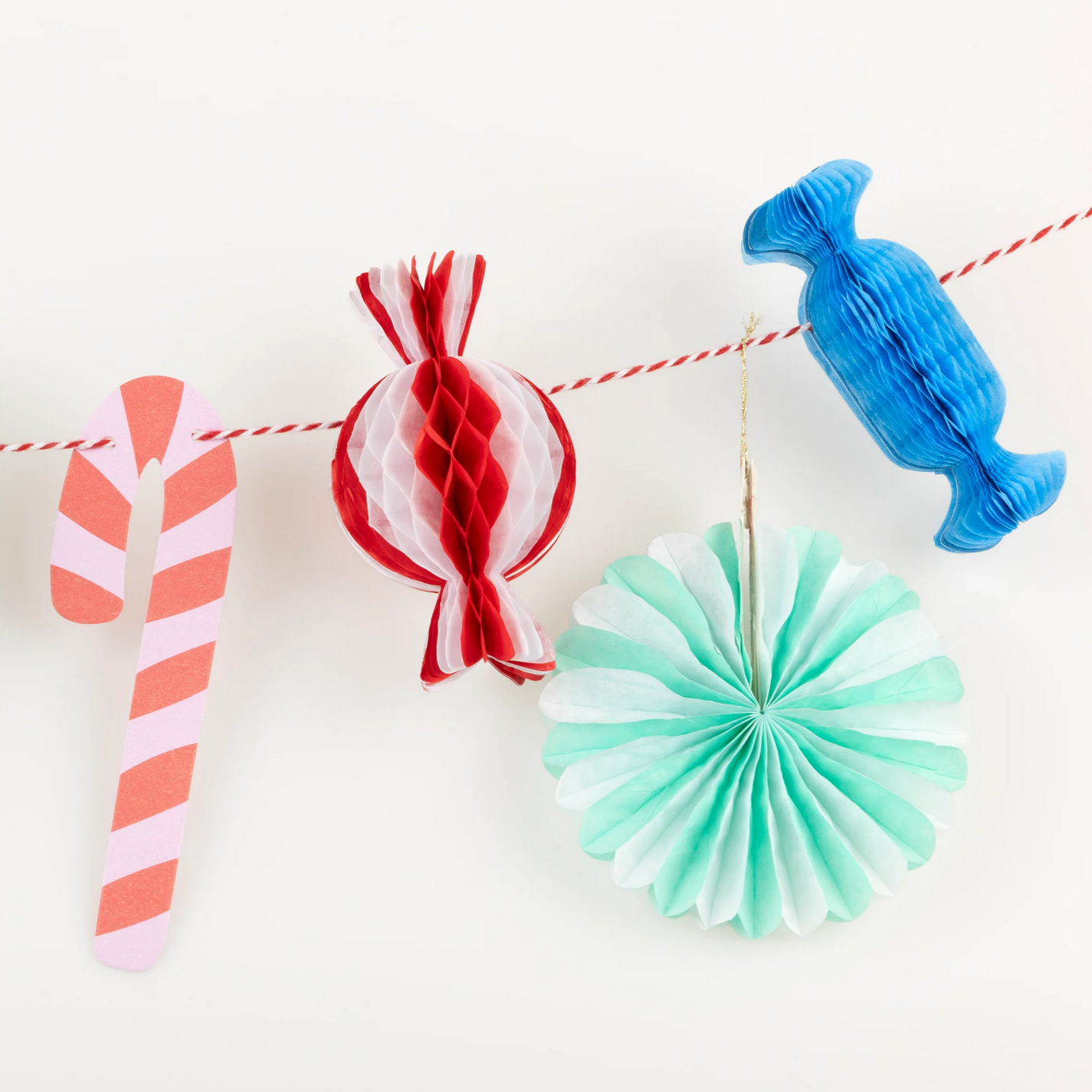 Christmas Candy Mini Honeycomb Garland