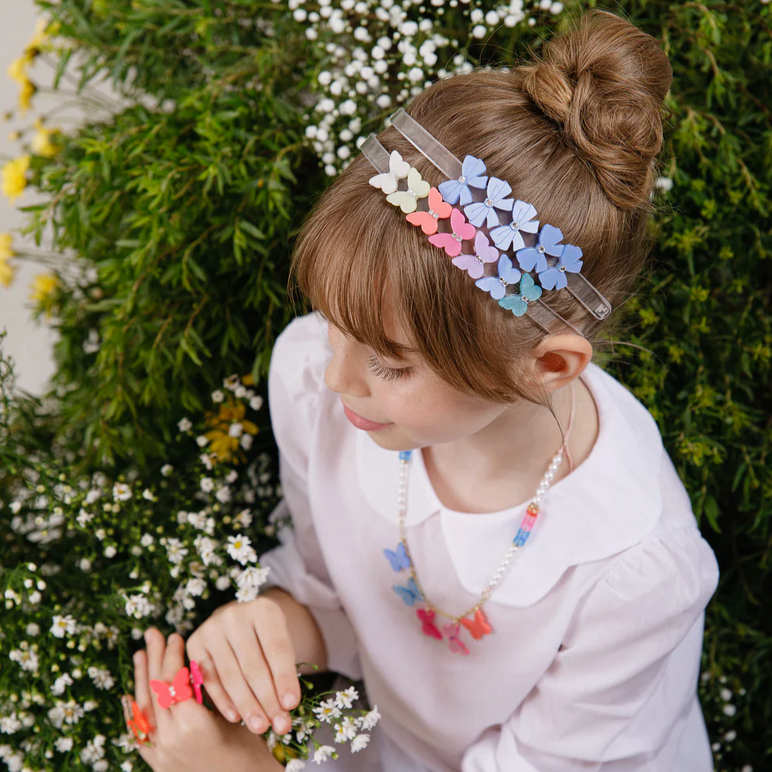 Butterflies Spring Colors Headband