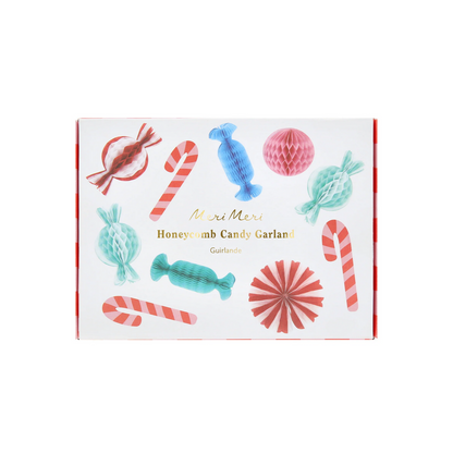 Christmas Candy Mini Honeycomb Garland