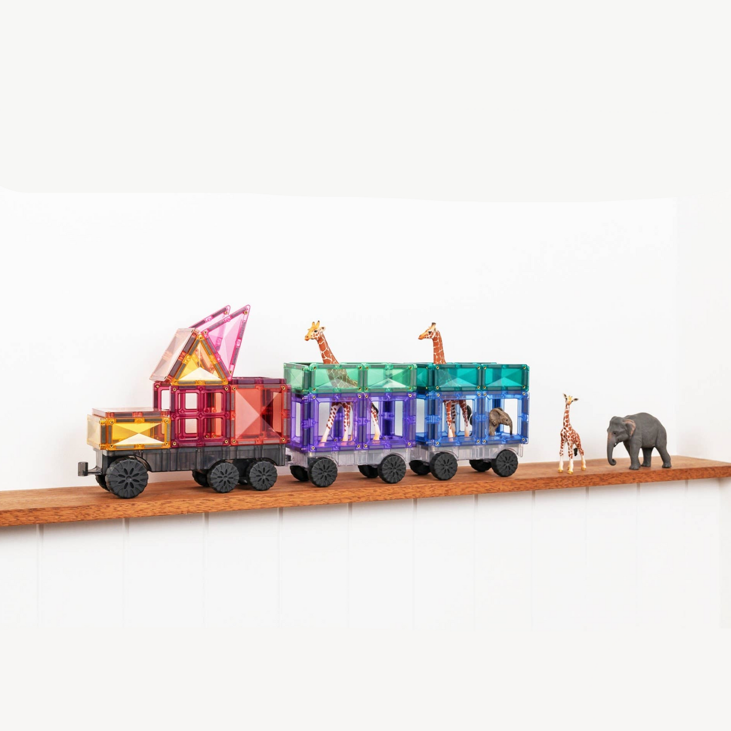 CONNETIX Magnetic Tiles Pastel Transport Pack, -50 Pcs