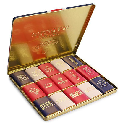 Union Jack Mini Milk Chocolate Bars Tin