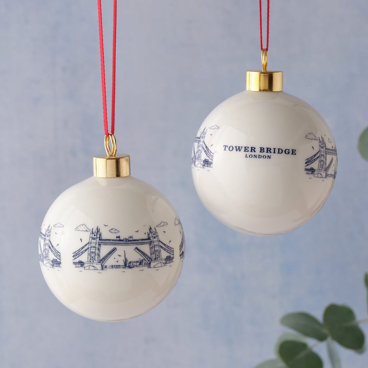 Victoria Eggs Tower Bridge Bauble
