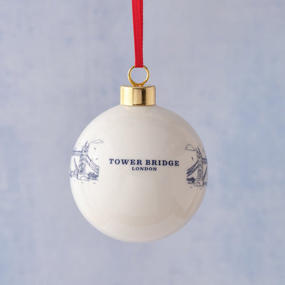Victoria Eggs Tower Bridge Bauble