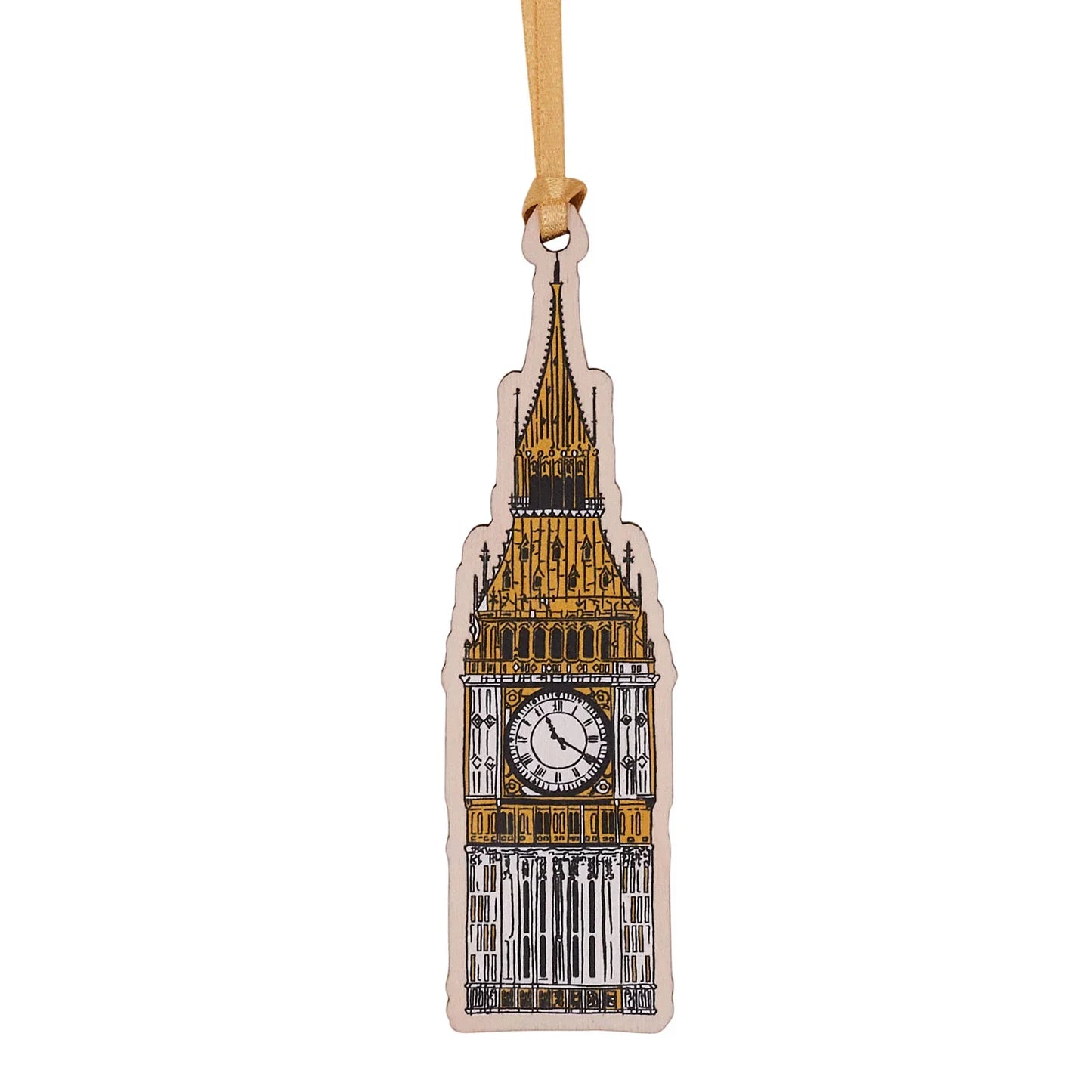 Victoria Eggs Big Ben Wooden Decoration