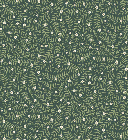 Elodie Peel & Stick Wallpaper Sample - Emerald