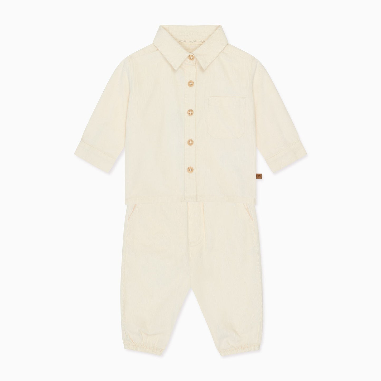 Corduroy Shirt & Trousers Outfit