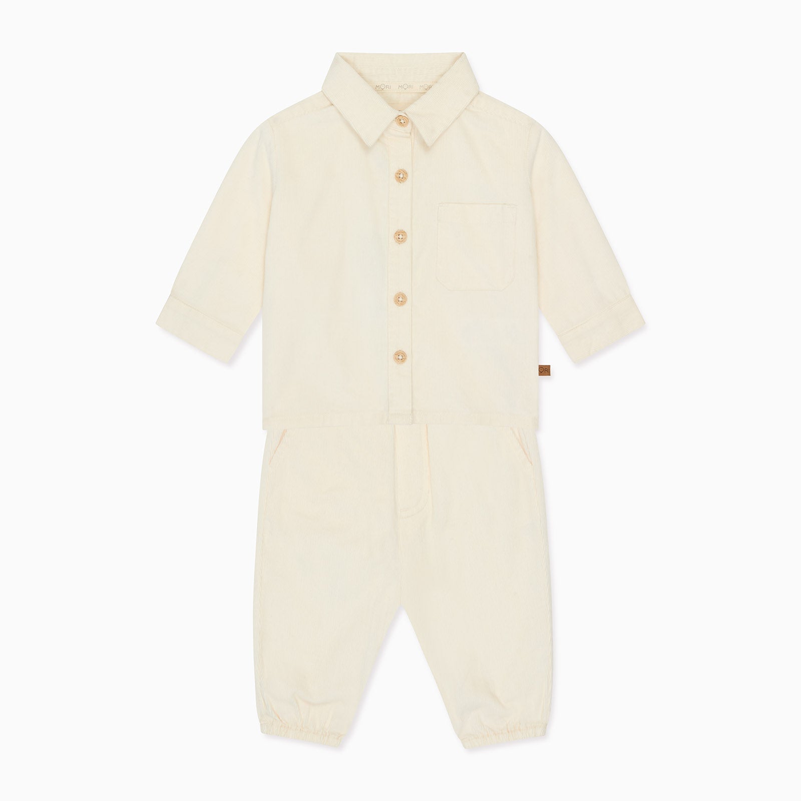 Corduroy Shirt & Trousers Outfit