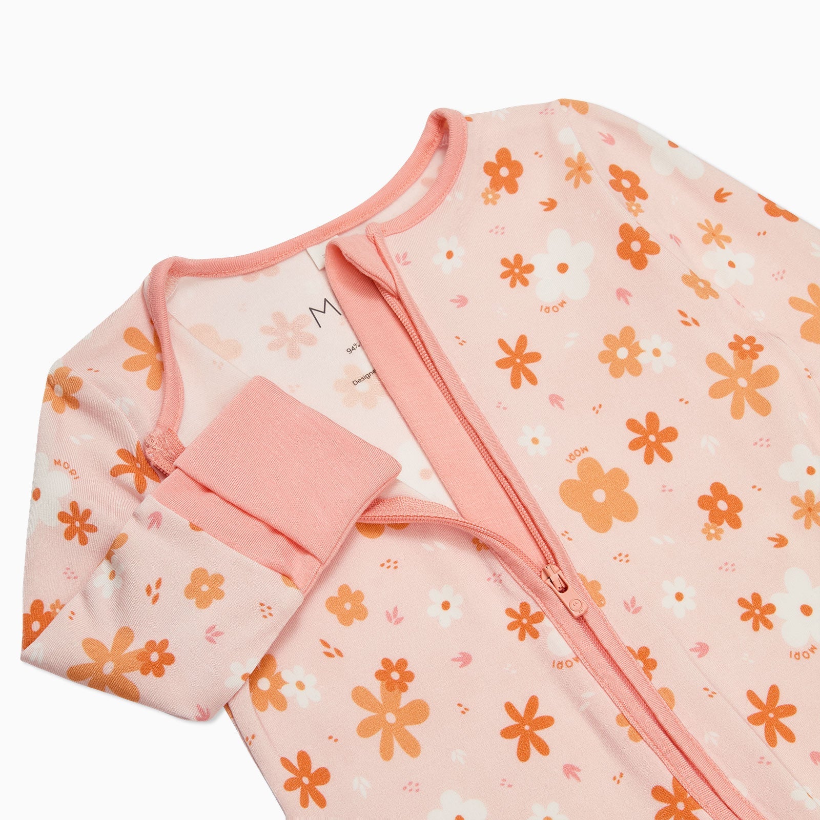 Flower Power Clever Zip Sleepsuit
