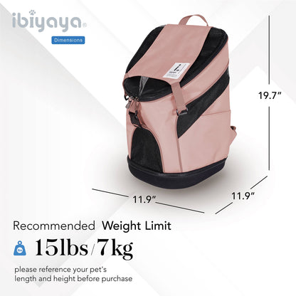 Ibiyaya - Ultralight Pro Pet Backpack Carrier Airline-Approved InCabin