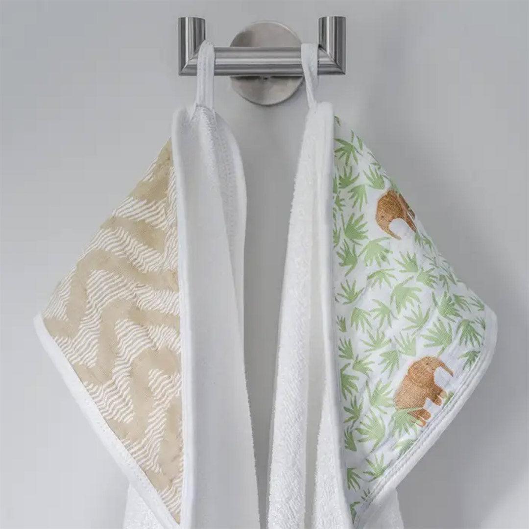 aden + anais Essentials Cotton Hooded Towels - 2 Pack - Tanzania
