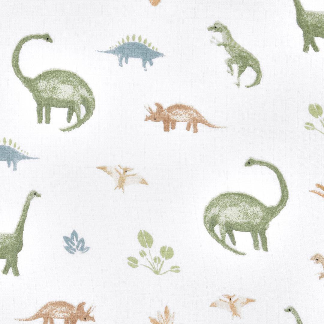 aden + anais Essentials Cotton Muslin Swaddle Blanket - 4 Pack - Dino Jungle