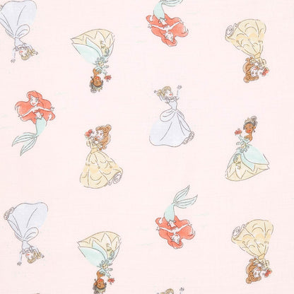 aden + anais Essentials Cotton Muslin Swaddle Blankets - 2 Pack - Disney Princess