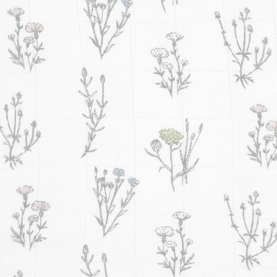 aden + anais Boutique Cotton Silky Soft Swaddles - 3 Pack - French Floral
