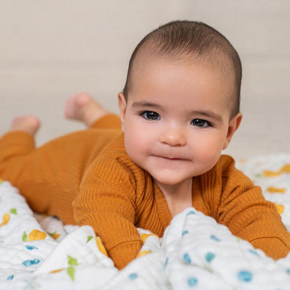 aden + anais Organic Cotton Dream Blanket - Fresh Fruit