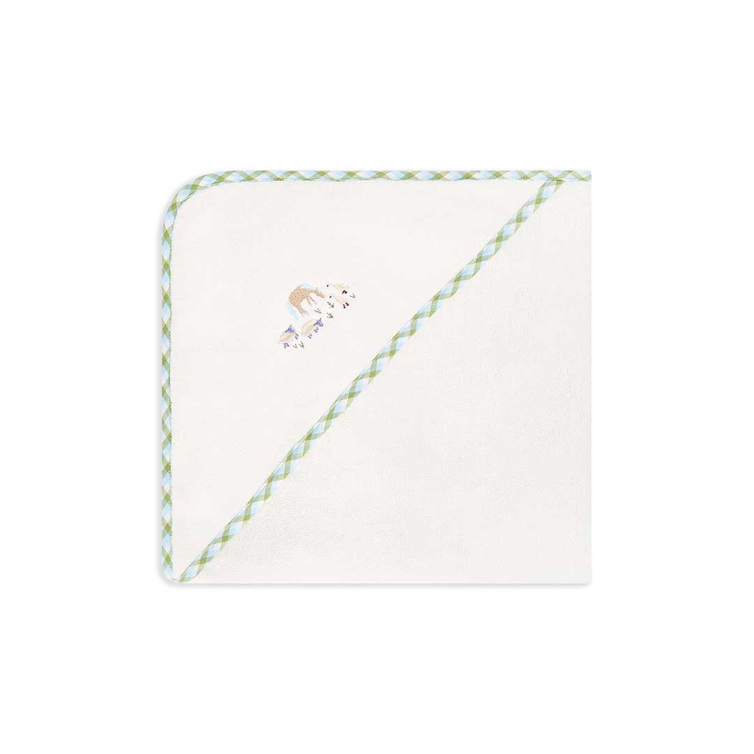 Avery Row Hooded Baby Towel - Little Farm