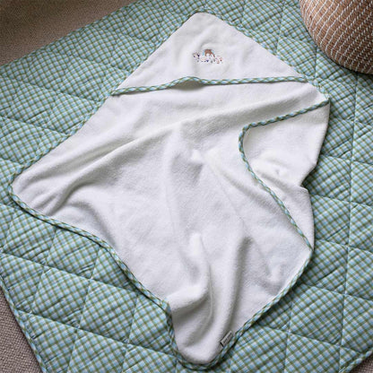 Avery Row Hooded Baby Towel - Little Farm