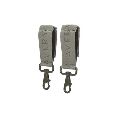 Avery Row Logo Pram Bag Clips - Olive Green