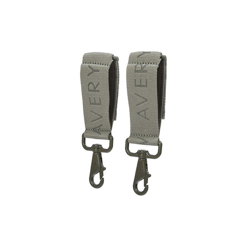 Avery Row Logo Pram Bag Clips - Olive Green
