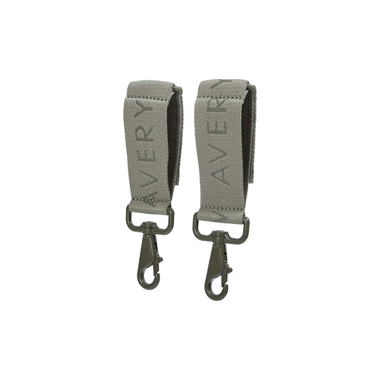 Avery Row Logo Pram Bag Clips - Olive Green