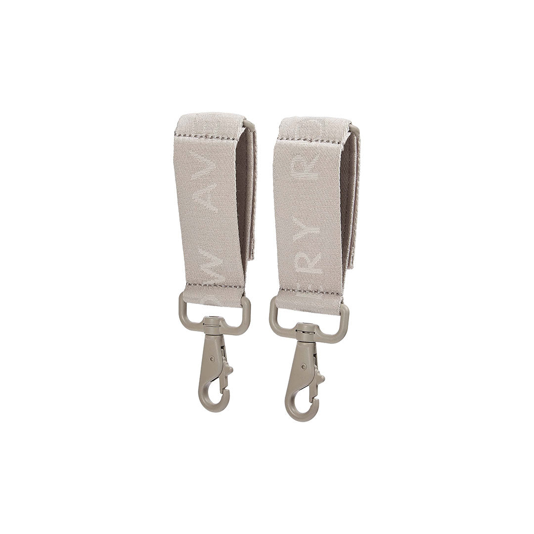 Avery Row Logo Pram Bag Clips - Oyster