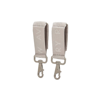 Avery Row Logo Pram Bag Clips - Oyster