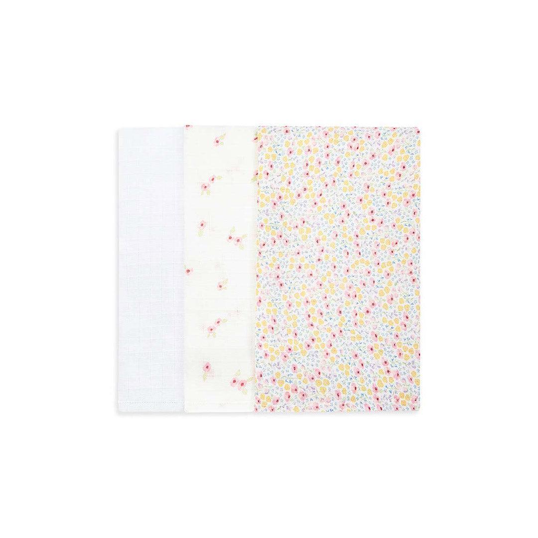 Avery Row Muslin Squares, Set of 3 - Wildflower Garden