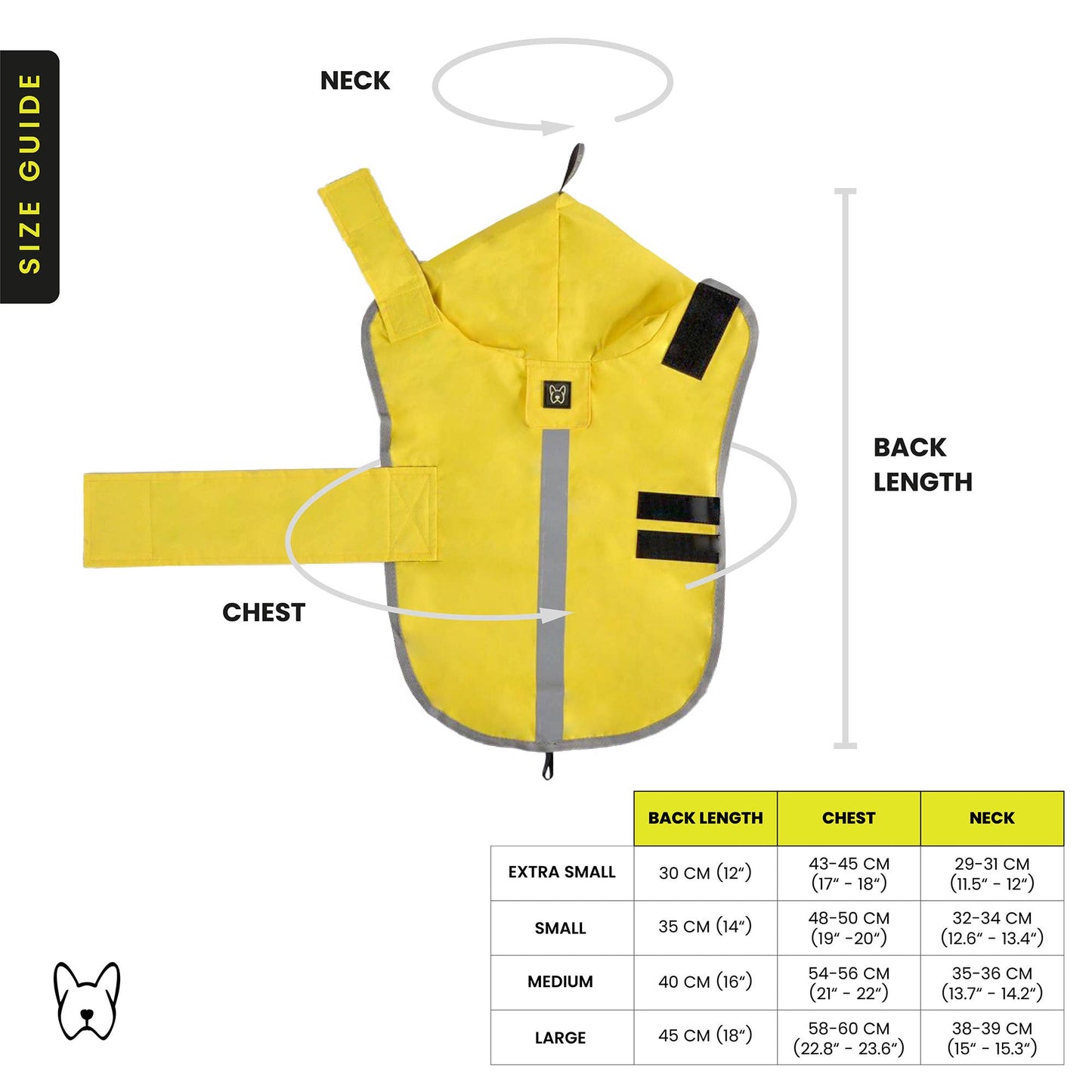 Nandog Pet Gear - Rain Coat Nandog Sport Collection: XS