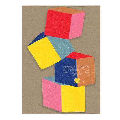Baby Cubes - Die Cut Card