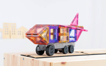 CONNETIX Magnetic Tiles Pastel Transport Pack, -50 Pcs