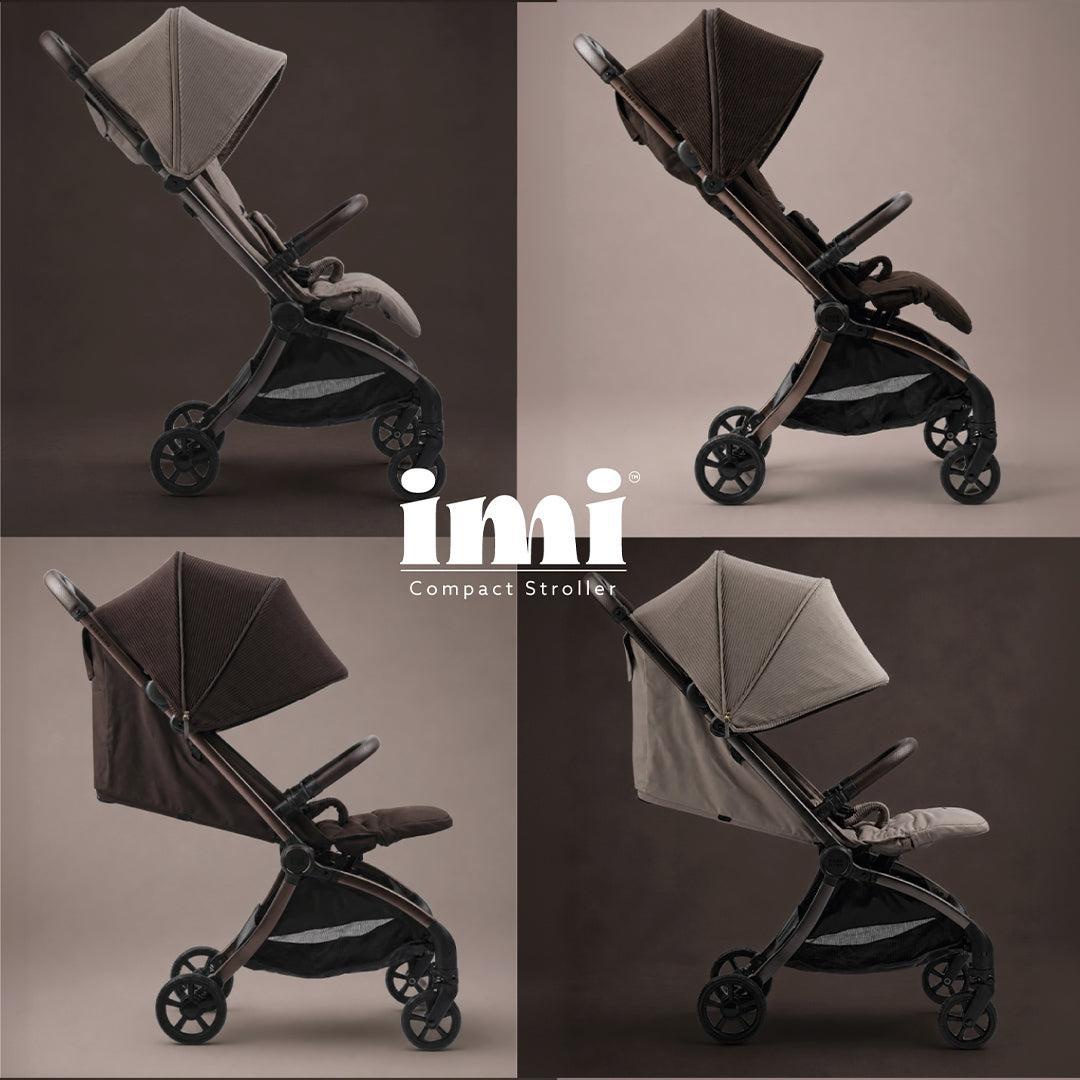 Bababing Imi Compact Auto Fold Stroller - Mink