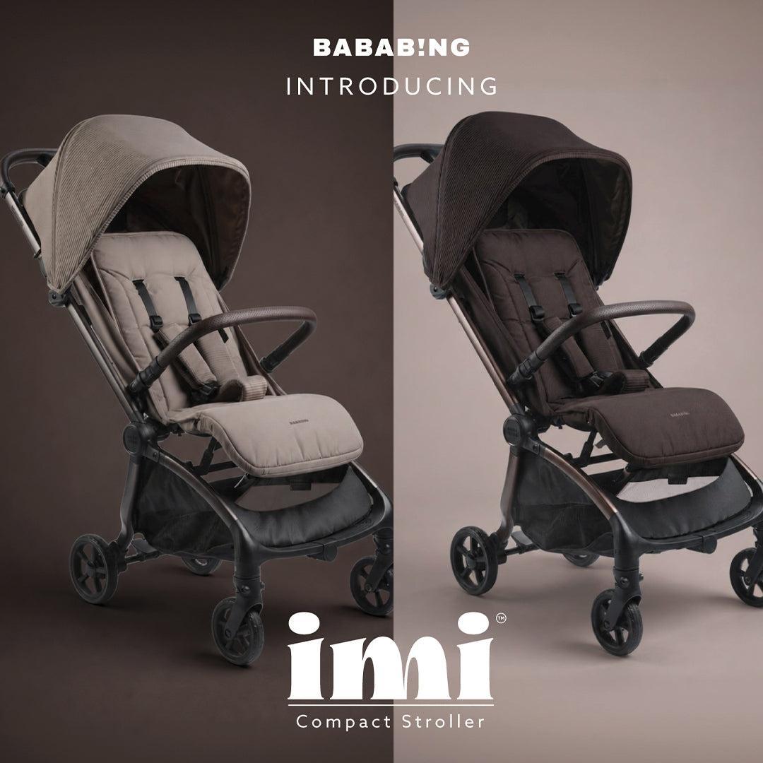 Bababing Imi Compact Auto Fold Stroller - Mink