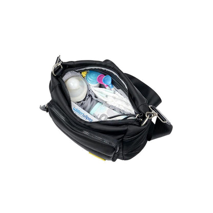 Bababing Joey Cross Body Changing Bag/ Stroller Organiser - Black