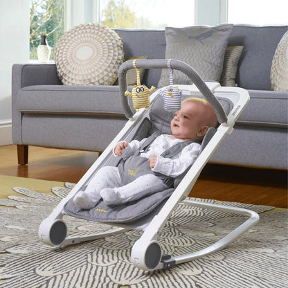 Bababing Rockout Baby Rocker - Grey Marl