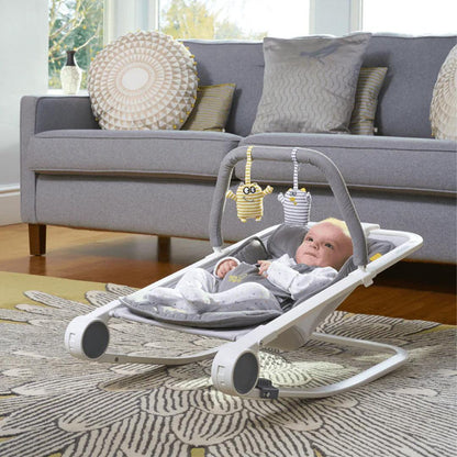 Bababing Rockout Baby Rocker - Grey Marl