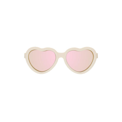 Babiators Polarised Heart Sunglasses - Sweet Cream