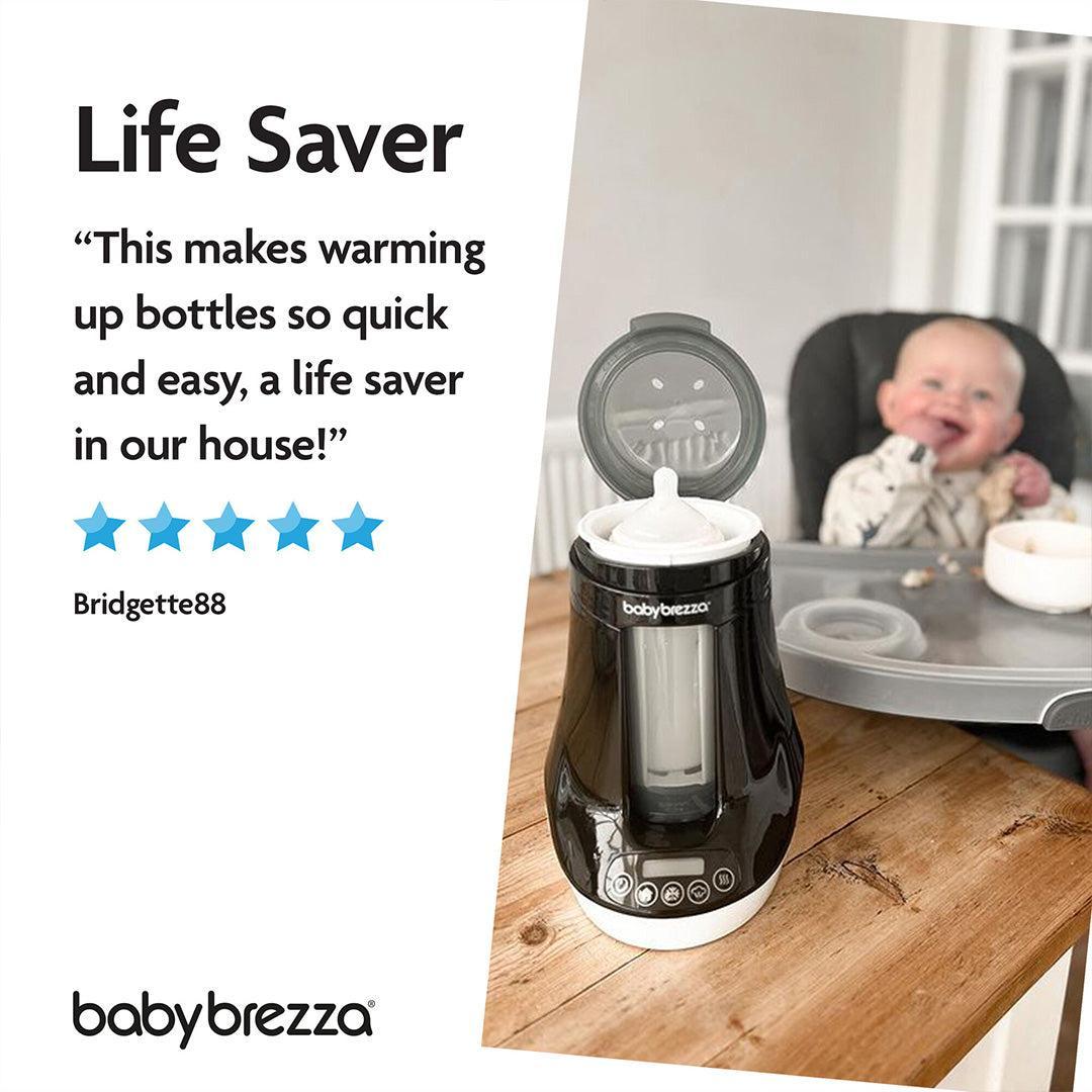 Baby Brezza Bottle + Breastmilk Warmer - Black & White