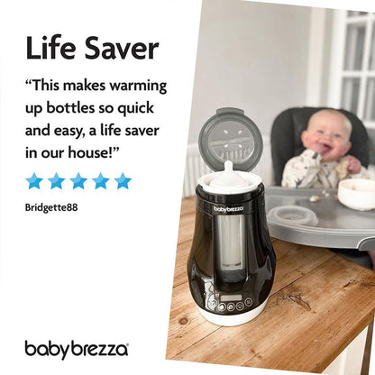 Baby Brezza Bottle + Breastmilk Warmer - Black & White