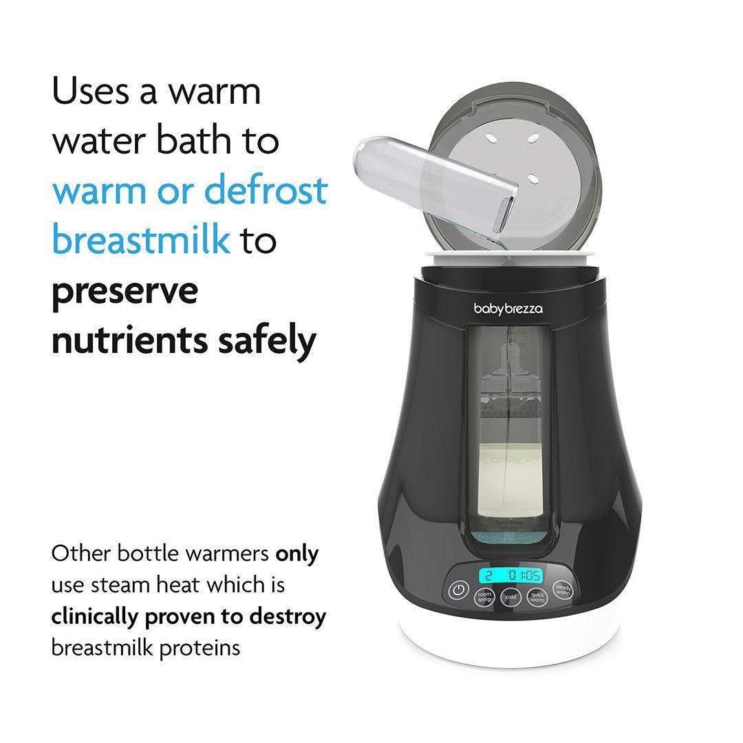 Baby Brezza Bottle + Breastmilk Warmer - Black & White