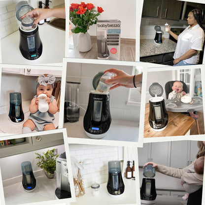 Baby Brezza Bottle + Breastmilk Warmer - Black & White