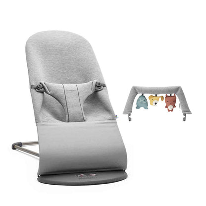 BabyBjorn Bouncer Bliss - 3D Jersey - Light Grey