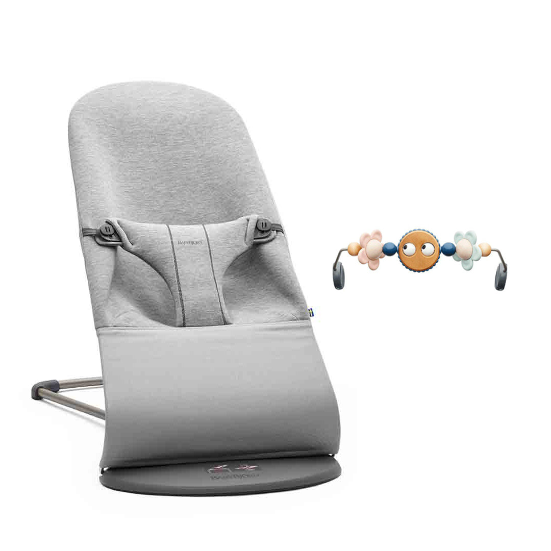 BabyBjorn Bouncer Bliss - 3D Jersey - Light Grey
