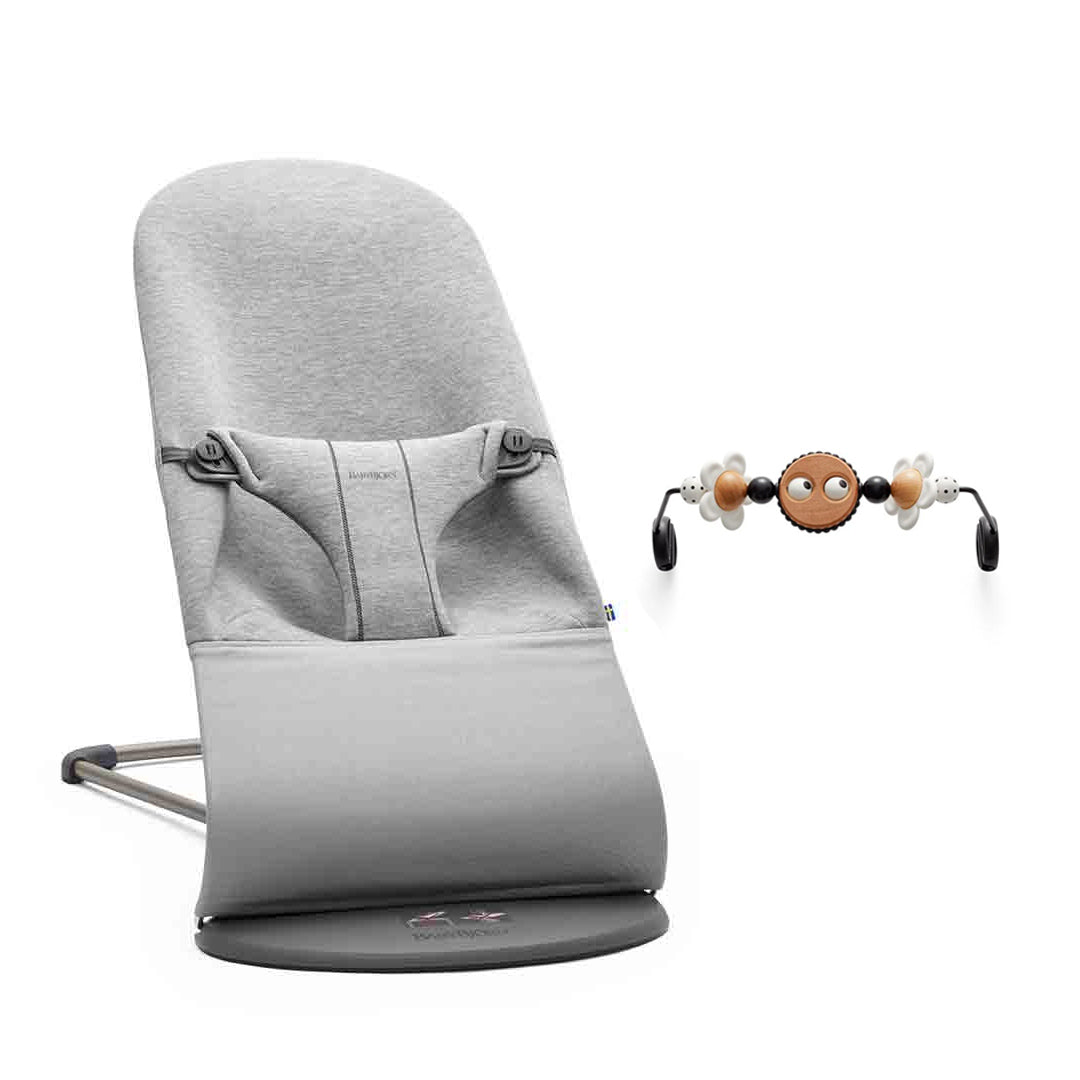 BabyBjorn Bouncer Bliss - 3D Jersey - Light Grey