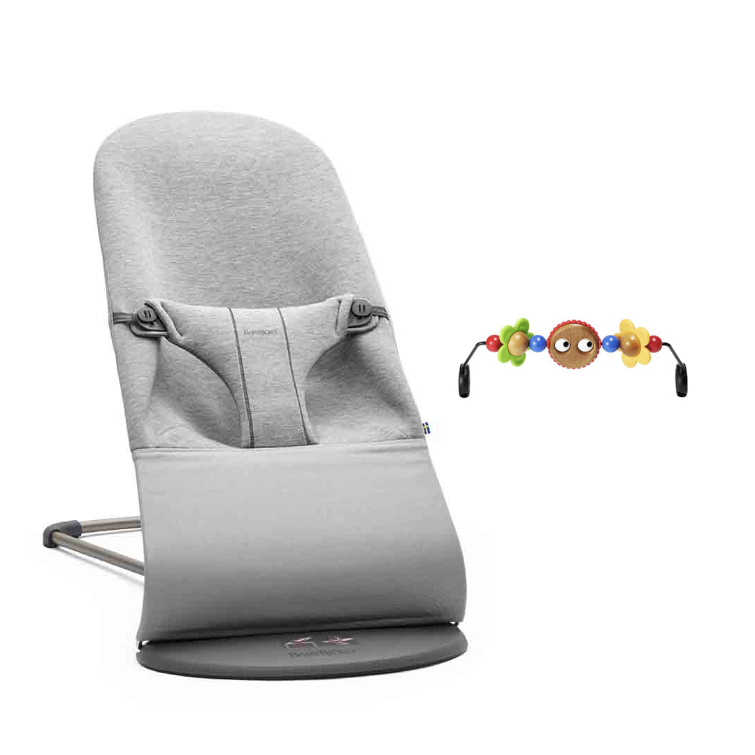 BabyBjorn Bouncer Bliss - 3D Jersey - Light Grey