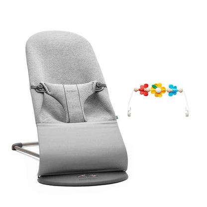 BabyBjorn Bouncer Bliss - 3D Jersey - Light Grey