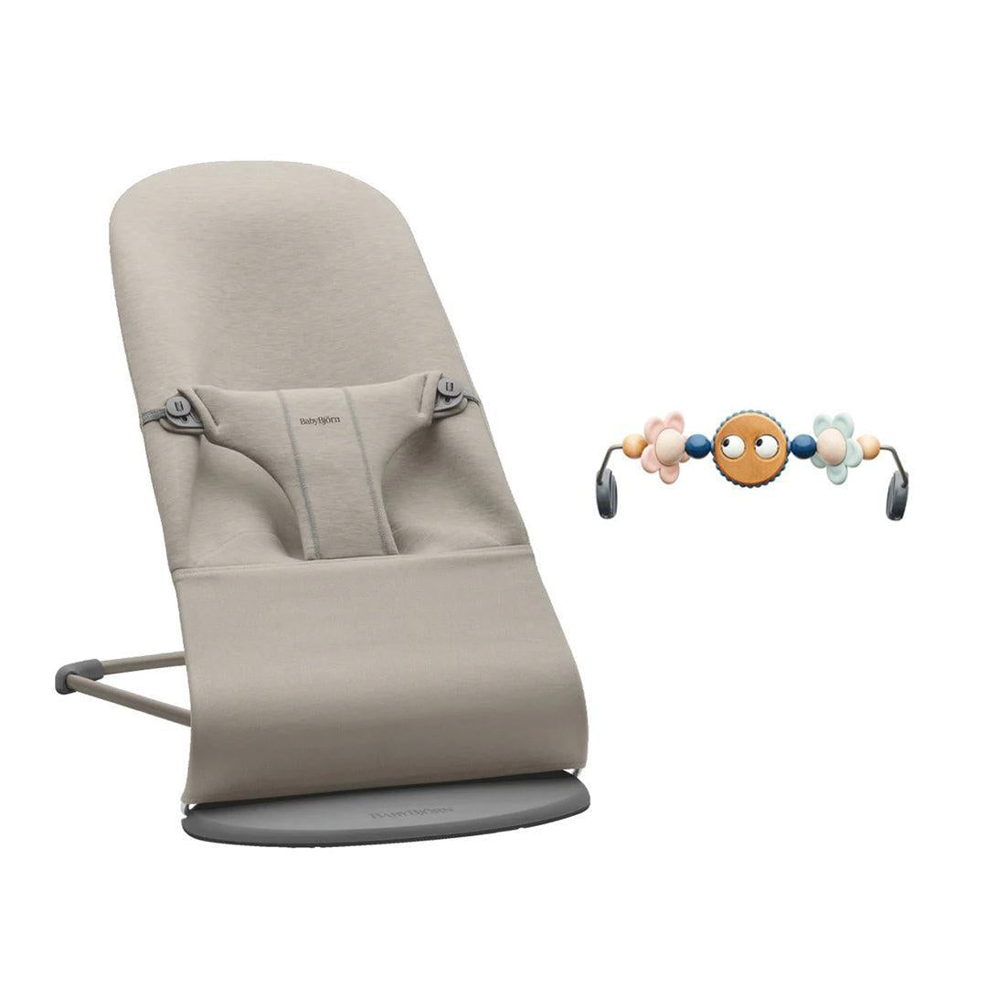 BabyBjorn Bouncer Bliss - 3D Jersey  - Sand Grey