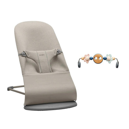 BabyBjorn Bouncer Bliss - 3D Jersey  - Sand Grey